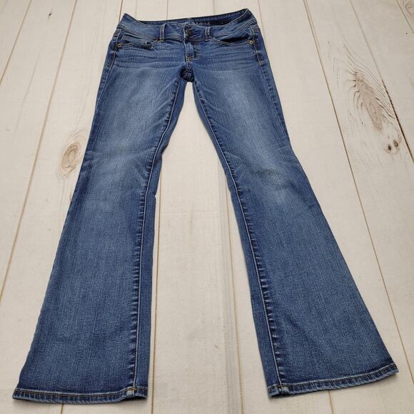 American Eagle Outfitters Denim - American Eagle kick boot bootcut stretch low rise jeans